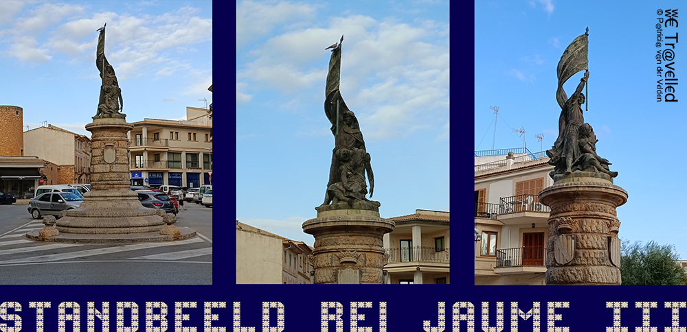 Mallorca - Llucmajor - Standbeeld Rei Jaume III