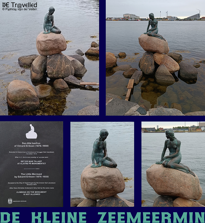 Kopenhagen - Langeliniekade - Standbeeld de Kleine Zeemeermin