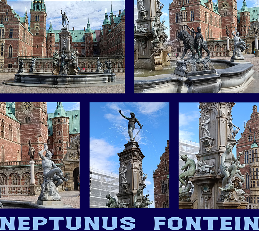 Hillerød - Frederiksborg Slot - Neptunus-Fontein