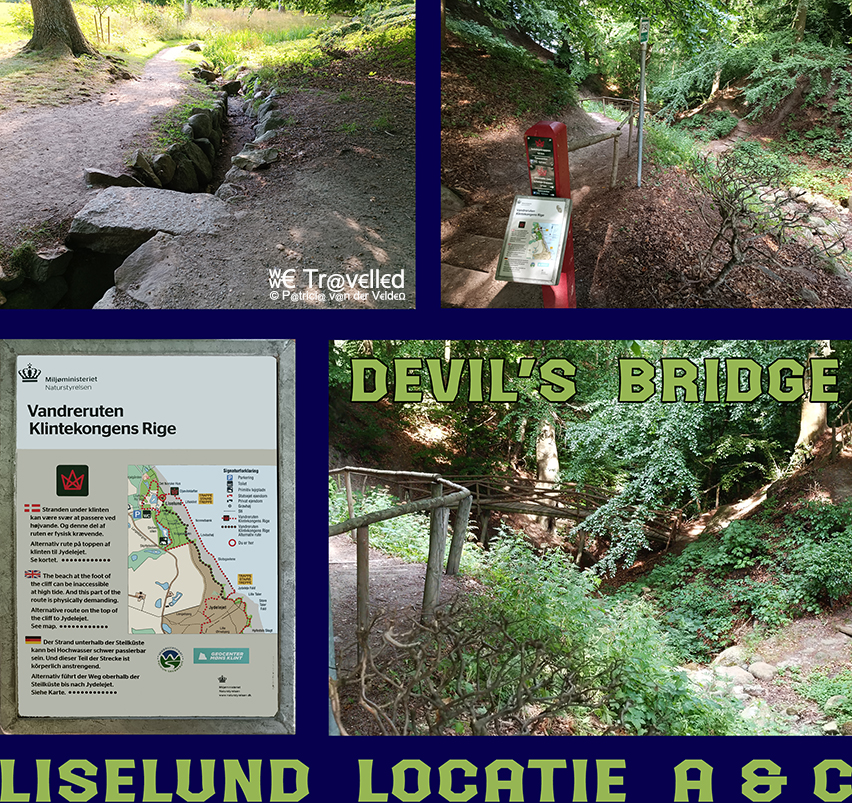 Borre - Liselund - Locatie A & C Trappen Devil's Bridge