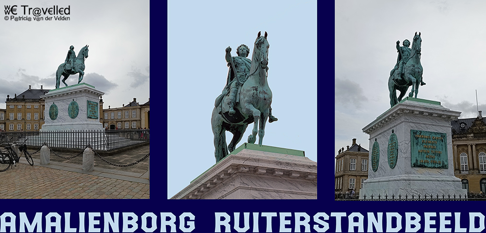Kopenhagen - het ruiterstandbeeld van Amalienborg