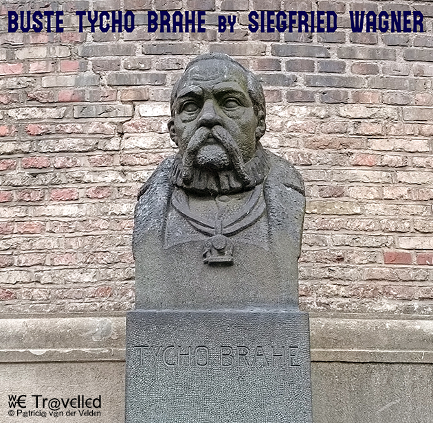 Kopenhagen - Buste Tycho Brahe by Siegfried Wagner