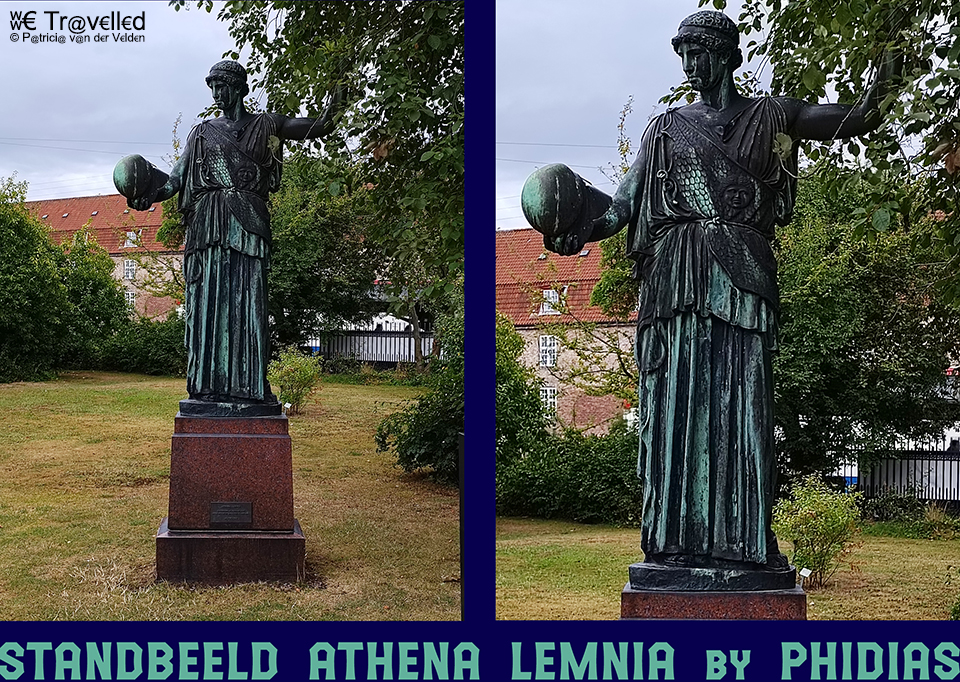 Kopenhagen - Botanische Tuin - Standbeeld Athena Lemnia by Phidias