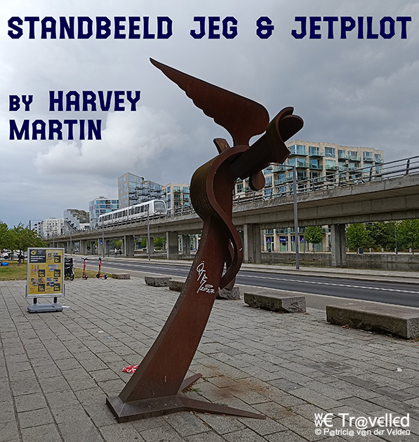 Kopenhagen - Standbeeld Jeg en Jetpilot by Harvey Martin