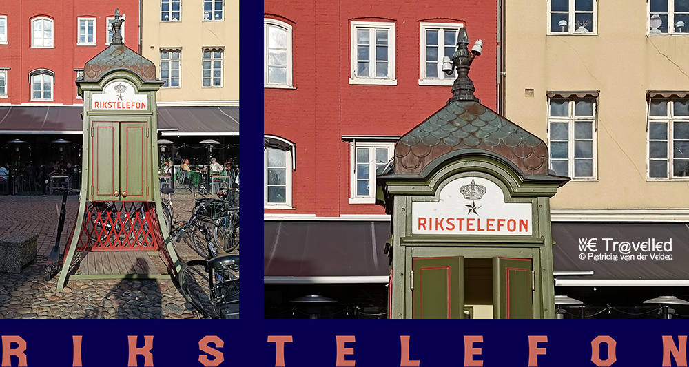 Malmö - Lilla Torg Marktplein Rikstelefon