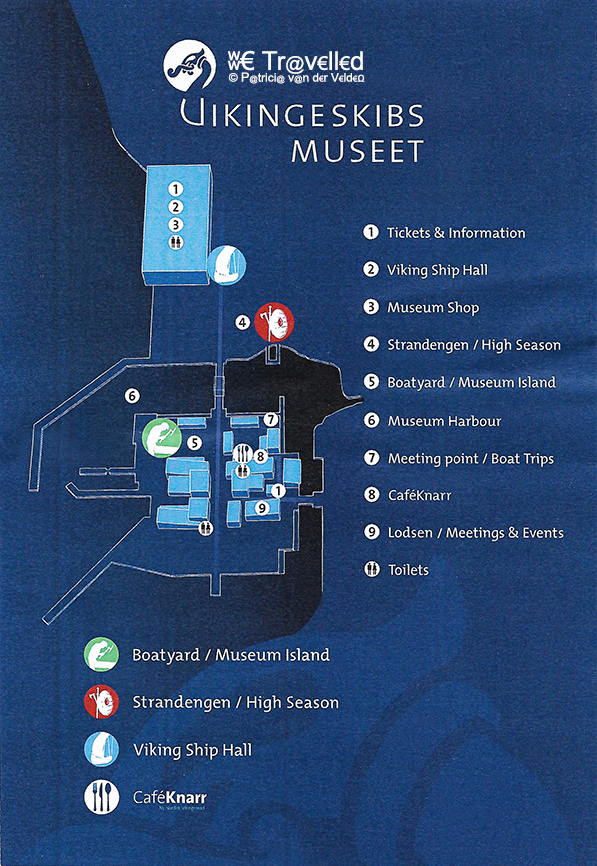 Roskilde - Vikingmuseum - Plattegrond
