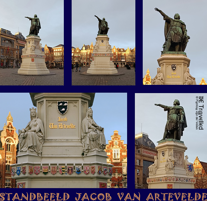 Gent Vrijdagmarkt Standbeeld-Jacob-van-Artevelde