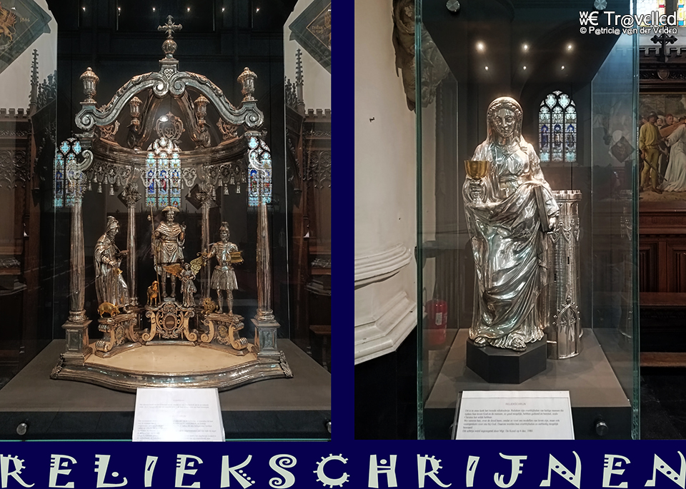 Gent Sint-Salvatorkerk Reliekschrijnen-Pestheiligen-en-Heilige-Barbara