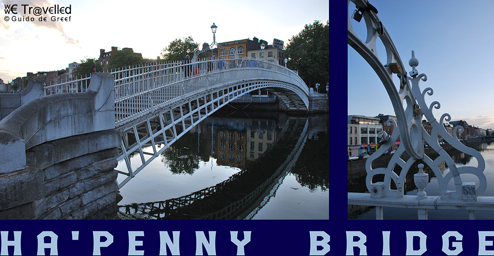 De Hapenny Bridge in Dublin