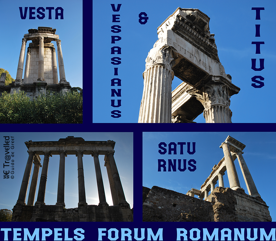 Het Forum Romanum in Rome