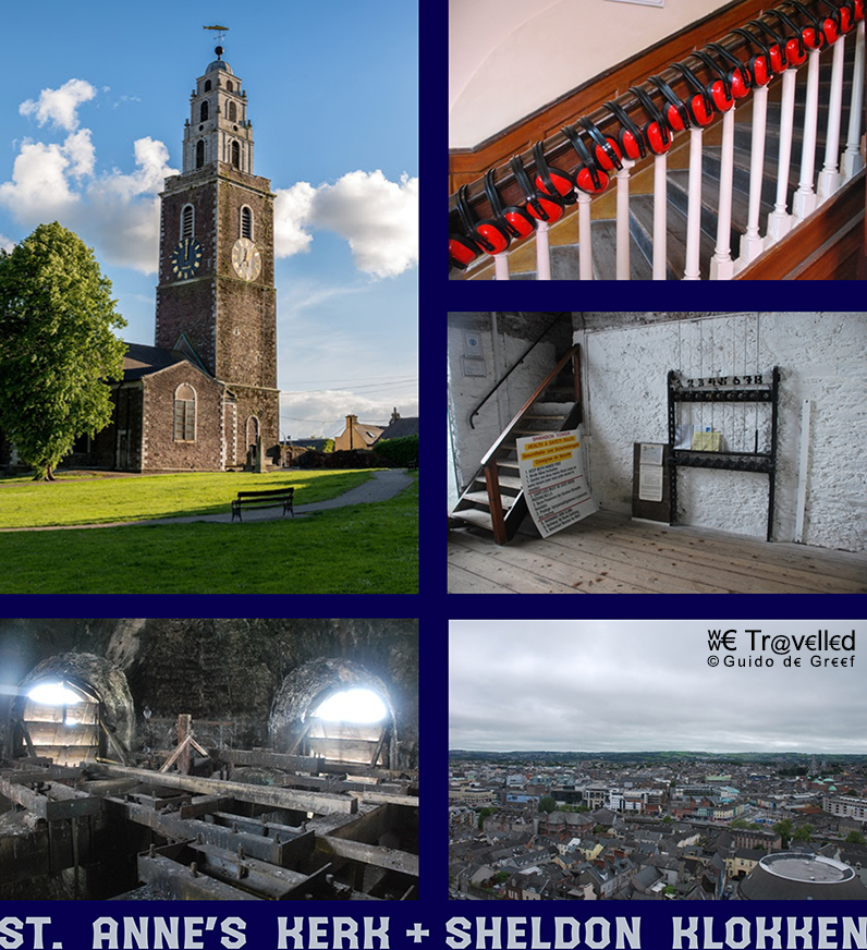 De Sint Annes Kerk en Sheldon Klokken in Cork