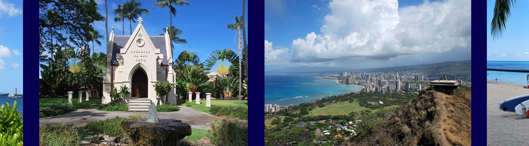 Reislocaties – Hawaï – Eiland Oahu