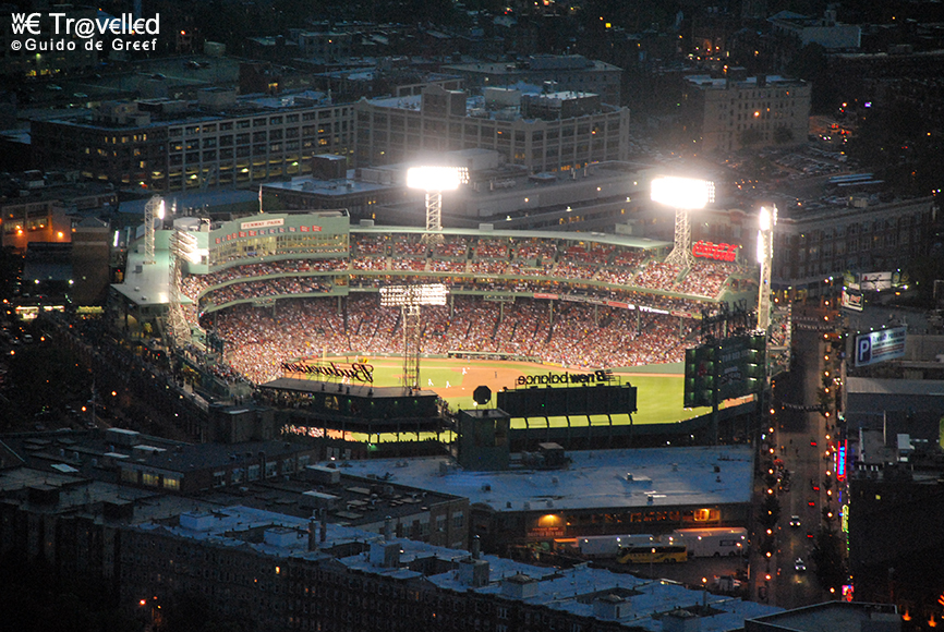 Wedstrijd van de Boston Red Sox in Fenway Park in Boston