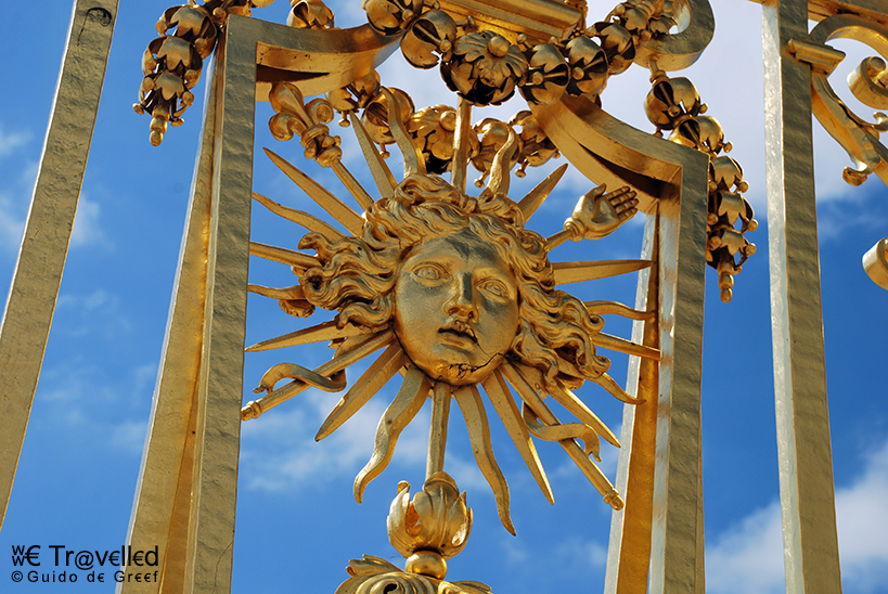 The Sun King in Versailles in Parijs