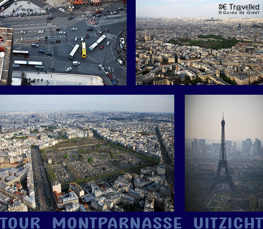 Het uitzicht tour Montparnasse Wolkenkrabber in Parijs