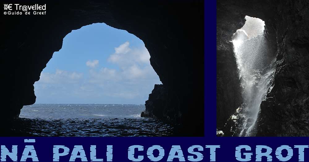 Nā Pali Coast op eiland Kauai op Hawaï
