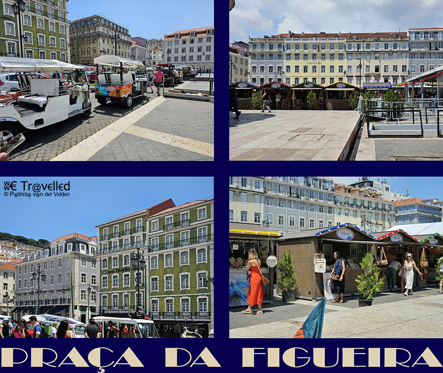 Praça da Figueira in Lissabon