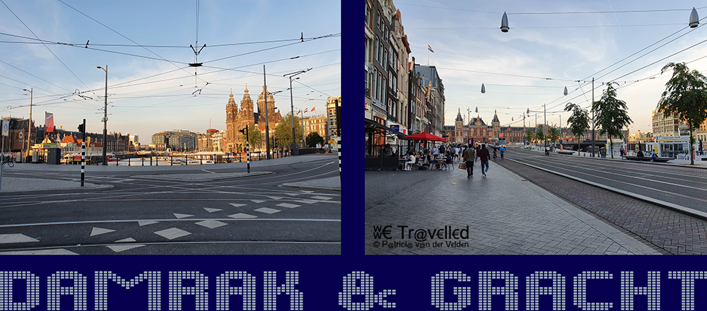 Amsterdam - Centraal Station - Gracht Damrak