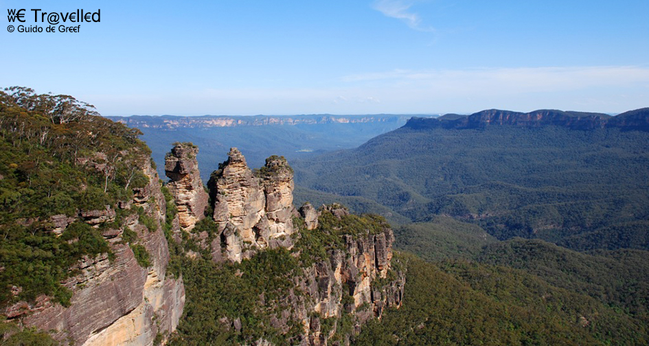 Australië - Katoomba - the Three Sisters in the Blue Mountains