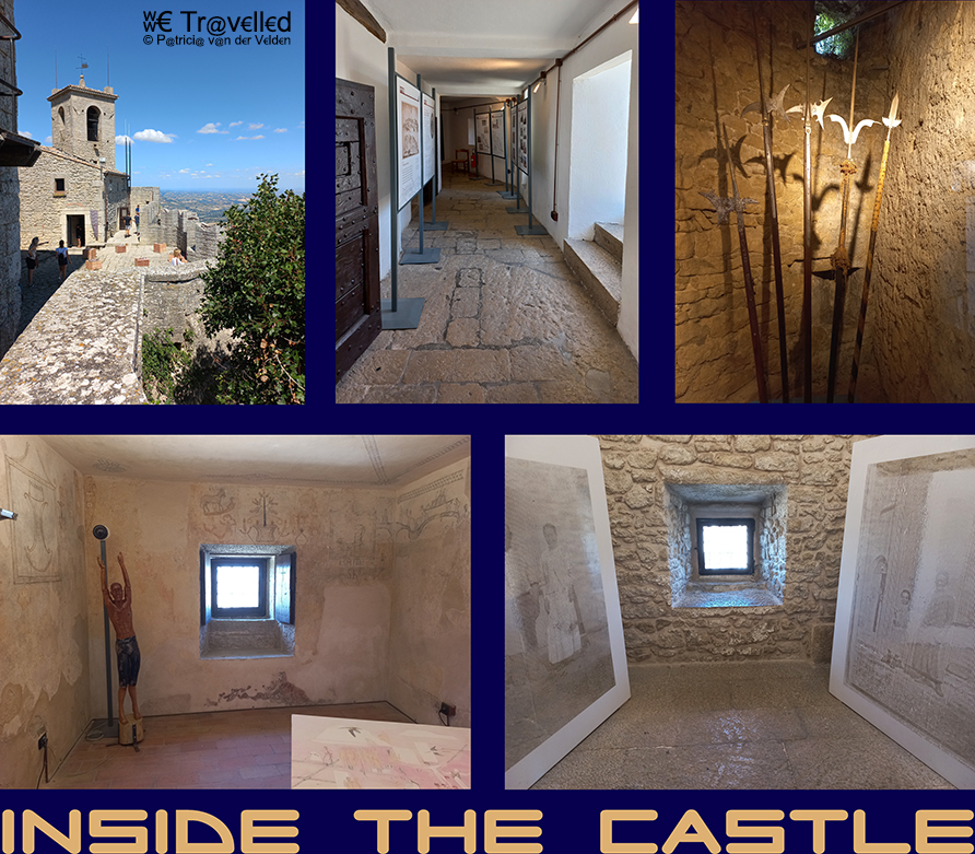San Marino - Binnenin Castello della Guaita