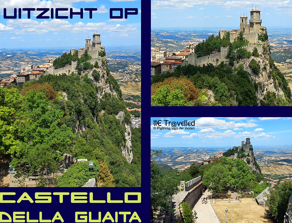 San Marino - Uitzicht op Castello della Guaita