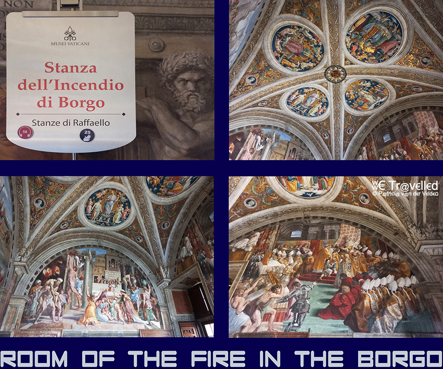 Vaticaanstad - Vaticaans Museum Stanze di Raffaello Room of the Fire in the Borgo