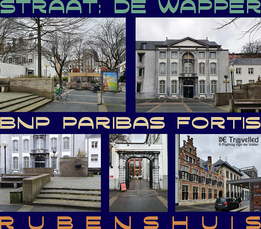 Antwerpen - Gebouwen op de Wapper