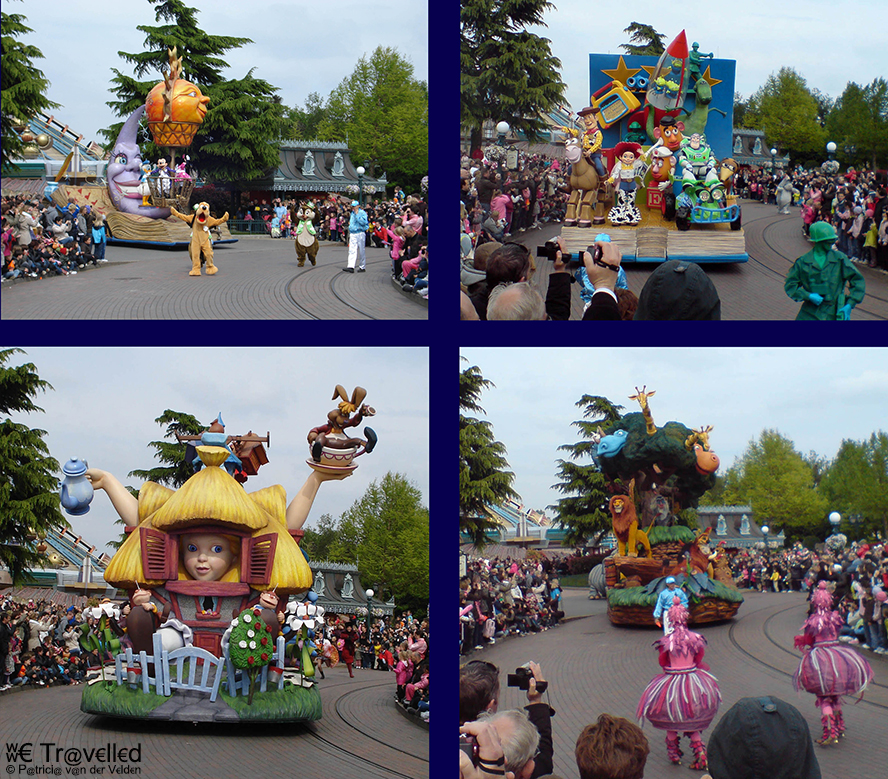 Parijs- Disneyland - De Parade - Donald Duck - Toy Story - Alice in Wonderland - Lion King