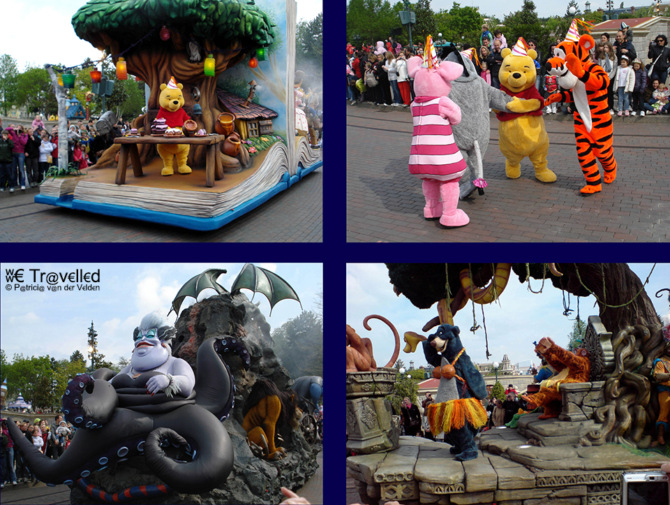 Parijs- Disneyland - De Parade - Winnie the Pooh - Slechterikken - Junglebook